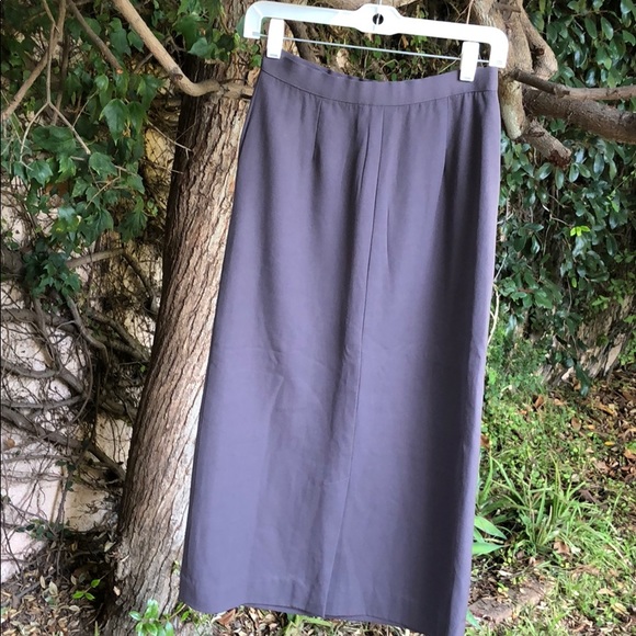 Cesarani long wool skirt with pockets size 6 - Picture 3 of 3